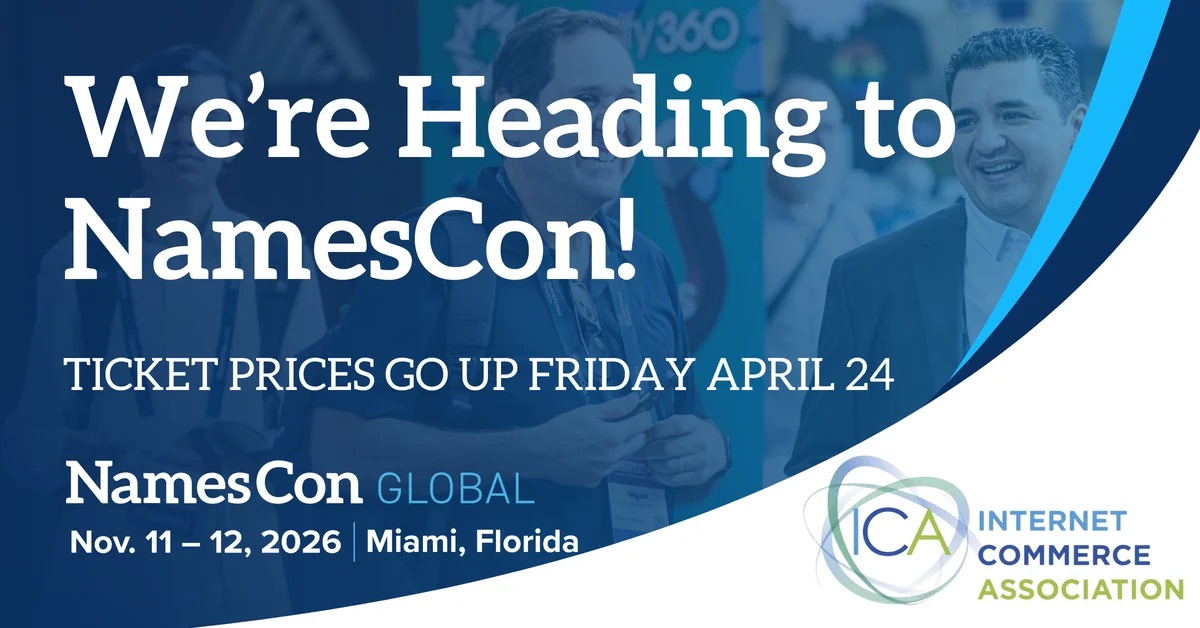 Featured image for “ICA at NamesCon Global”